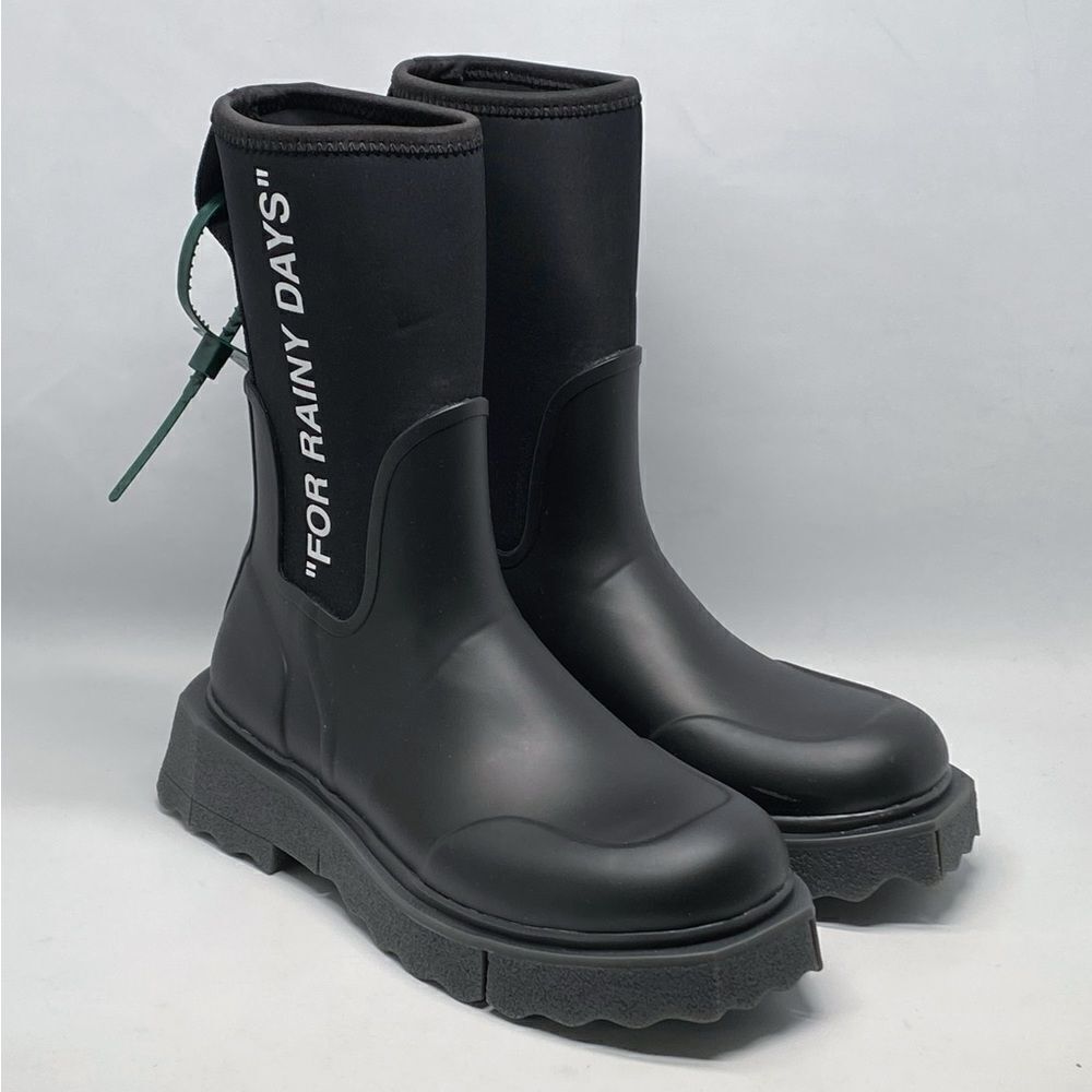 Off-White Sponge Rubber Rain Boots size 41
